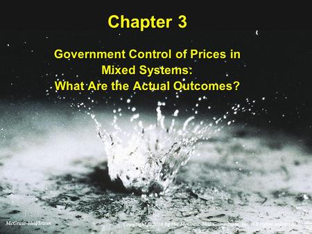 Government Control of Prices in What Are the Actual Outcomes?