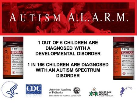 1 OUT OF 6 CHILDREN ARE DIAGNOSED WITH A DEVELOPMENTAL DISORDER 1 IN 166 CHILDREN ARE DIAGNOSED WITH AN AUTISM SPECTRUM DISORDER.