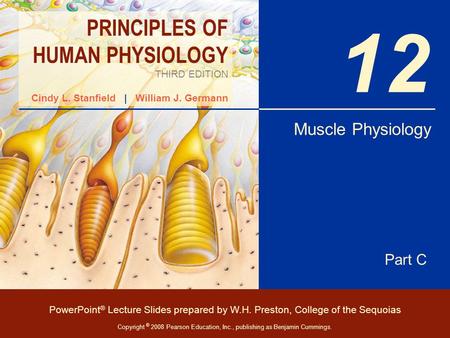 Muscle Physiology.