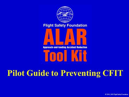 Pilot Guide to Preventing CFIT