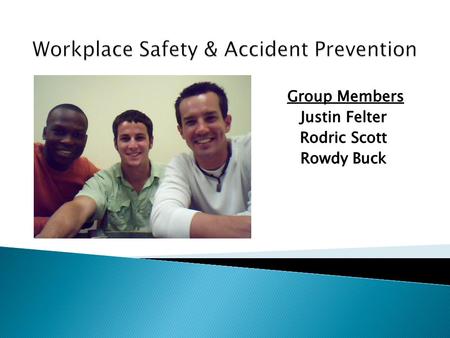  Employee Safety o causes of workplace error  Employee Training  Safety Topics  Hazardous Chemicals  Reporting Accidents  First Aid  Ergonomics.