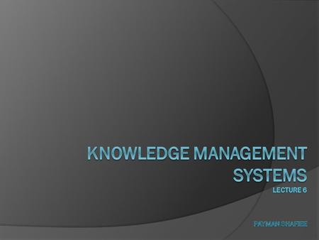 KM SOFTWARES Knowledge management software (KM Software) is a subset of Enterprise content management software and which contains a range of software.