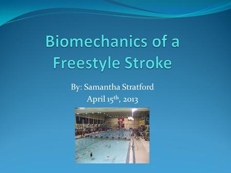 By: Samantha Stratford April 15 th, 2013. Overview Focus point of analysis Interesting facts The 5 phases of movement What levers are used? 3 Free body.