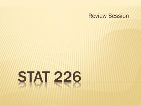 Review Session.  Which goes with which?  You are looking at the average age of all American alligators, you select 15 alligators off the coast of Florida.