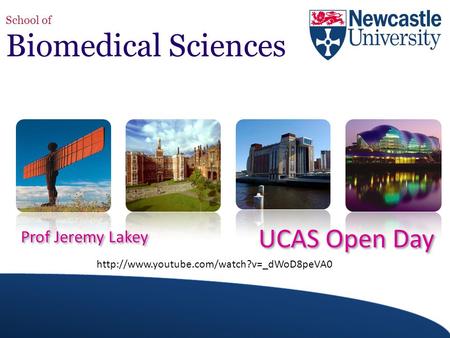 UCAS Open Day Prof Jeremy Lakey  School of Biomedical Sciences.