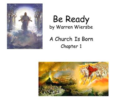 Be Ready by Warren Wiersbe