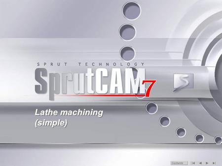 Lathe machining (simple) Contents. Geometry model definition In the given example the 2D contours for the part and the workpiece are created with 2D Geometry.