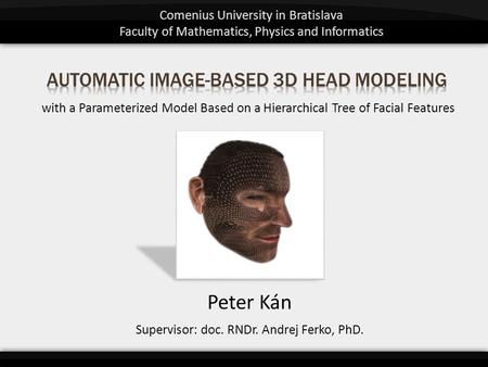 Automatic image-based 3D head modeling