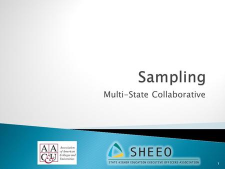 Multi-State Collaborative 1.  Ashley Finley ◦ Senior Director of Assessment and Research – AAC&U  Bonnie Orcutt ◦ Director of Learning.