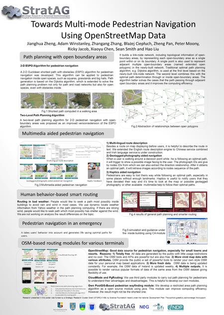 2-D ESPO Algorithm for pedestrian navigation A 2-D Euclidean shortest path with obstacles (ESPO) algorithm for pedestrian navigation was developed. This.