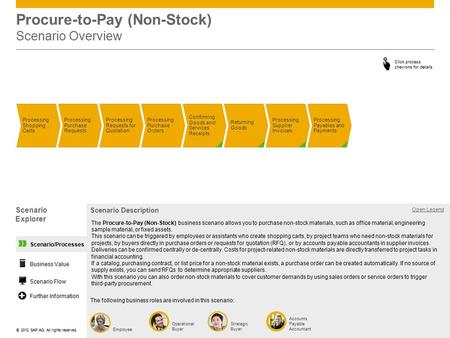 Procure-to-Pay (Non-Stock) Scenario Overview