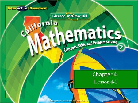 Splash Screen Chapter 4 Lesson 4-1. ratio rate Express ratios as fractions in simplest form and determine unit rates. unit rate.