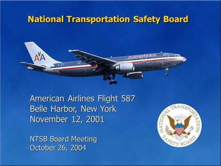 National Transportation Safety Board