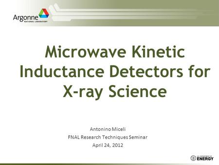 Microwave Kinetic Inductance Detectors for X-ray Science