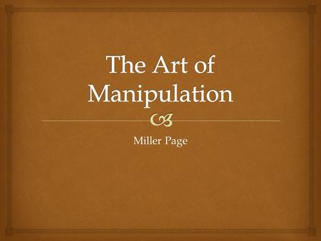 Miller Page   Wrote Bringing Down the House  Graduated Magna Cum Laude from Harvard in 1991  Has written 12 books  His books turn into successful.