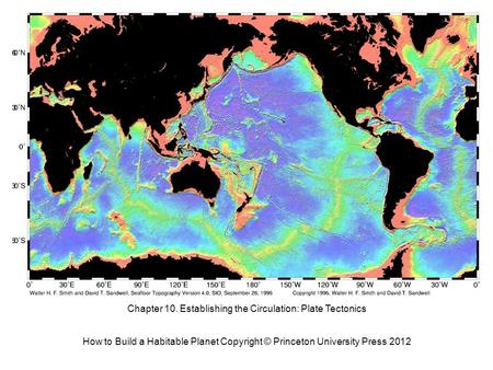 Chapter 10. Establishing the Circulation: Plate Tectonics How to Build a Habitable Planet Copyright © Princeton University Press 2012.