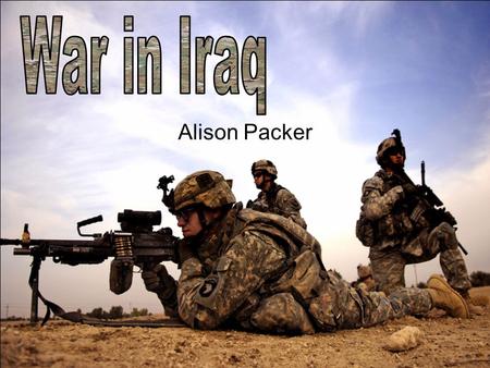 Alison Packer. Hours after the attacks of September 11th, 2001, on the World Trade Center and the Pentagon, which killed over 3000 people, the Bush administration.