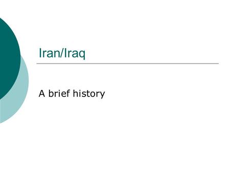 Iran/Iraq A brief history. Sunnis  Sunnis: Muslims who claim the majority in the world Islamic community. The term sunna, by which the Sunnis refer to.