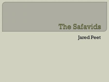 Jared Peet. In your own words, write down a response to the following questions: 1. Why was there a Sunni-Shi’a schism? 2. What are some major religious.