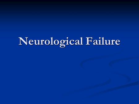 Neurological Failure. 73 year old man is transferred to the ICU postop after emergency AAA surgery. He is hemodynamically stable. Two days later, he is.