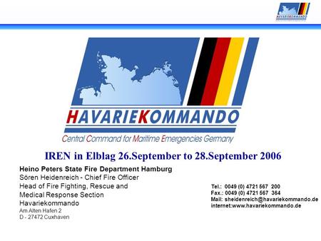 IREN in Elblag 26.September to 28.September 2006