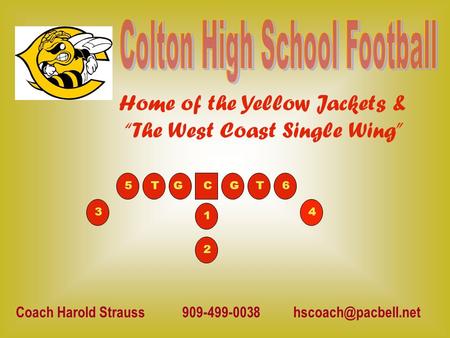 Colton High School Football