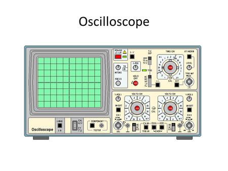 Oscilloscope. Sweep generator t TIME/DIV Sweep Trigger Fault.