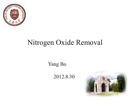 Nitrogen Oxide Removal Yang Bo 2012.8.30. Background Zeolites are commonly synthesized in aqueous gels that contain a silica source, an alumina source,