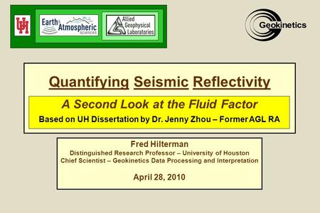 Quantifying Seismic Reflectivity