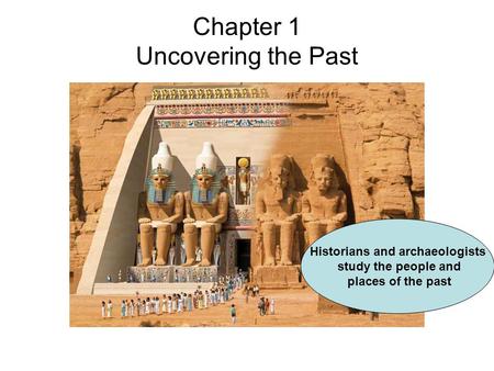 Chapter 1 Uncovering the Past