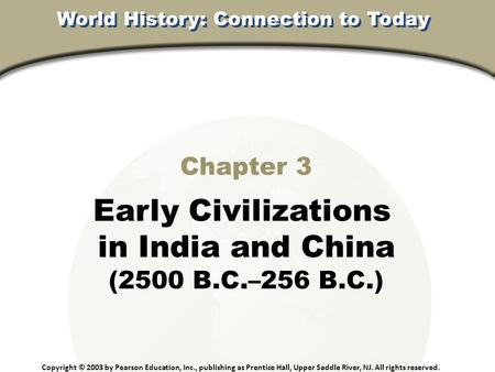 World History: Connection to Today