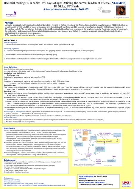 Bacterial meningitis in babies 