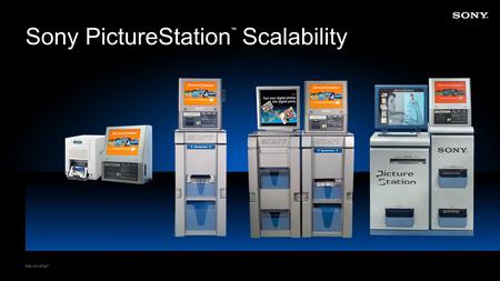 Sony PictureStation ™ Scalability. Counter Top PictureStation ™