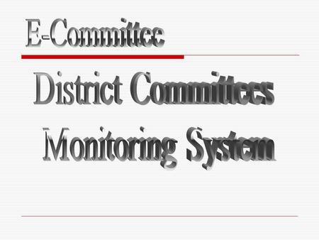 Intension behind:  A speedy delivery of invitation/ intimations for meetings to all concerned.  Well in time notification to all about any change or.