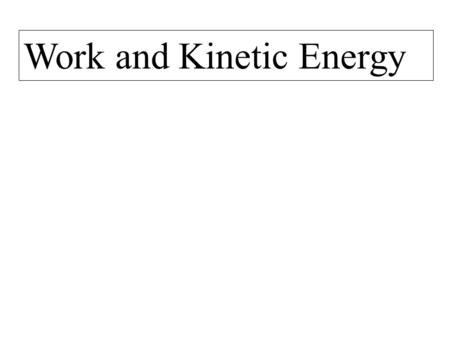 Work and Kinetic Energy Why are they clapping he did not do work.