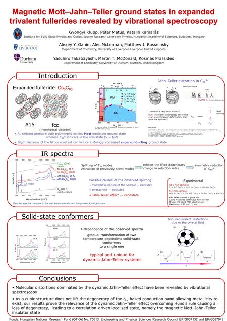 Parent compound metallic reflects the lifted degeneracy change in selection rules Magnetic Mott–Jahn–Teller ground states in expanded trivalent fullerides.