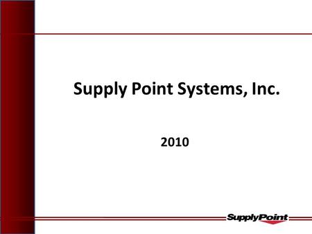 Supply Point Systems, Inc.