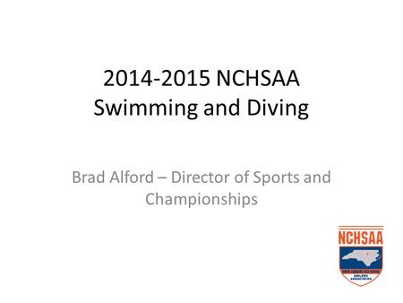 NCHSAA Swimming and Diving