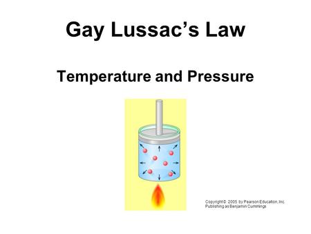 Temperature and Pressure