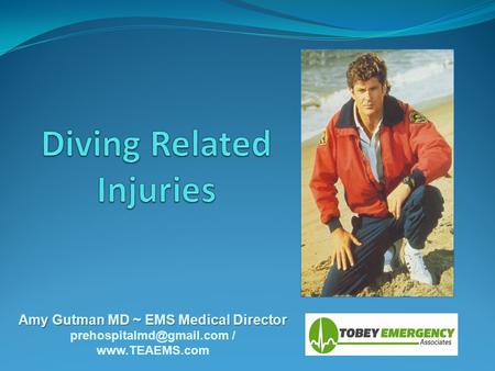 Amy Gutman MD ~ EMS Medical Director /