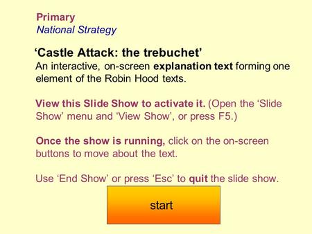 ‘Castle Attack: the trebuchet’