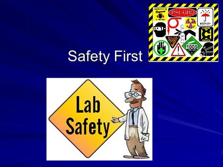 Safety First !. Safety is everyone’s responsibility… Safety Contract: 1-8, 10, 12, 15-18, 20-23, 25, 27, 29, 35-37, 39, 46-52 Consider yourself a first.