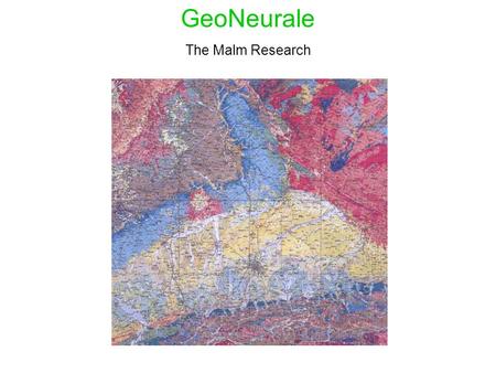 GeoNeurale The Malm Research. Temperature field at the top of the Malm ( Bericht an den Bundestag: Geothermie in Deutschland )