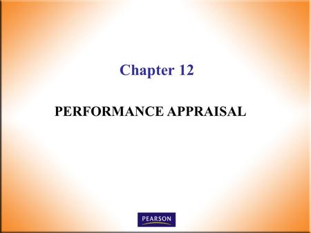 PERFORMANCE APPRAISAL