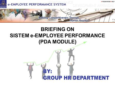 BRIEFING ON SISTEM e-EMPLOYEE PERFORMANCE (PDA MODULE)