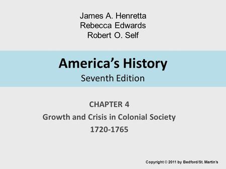 America’s History Seventh Edition