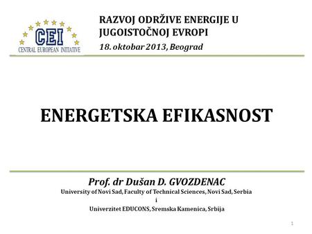 ENERGETSKA EFIKASNOST