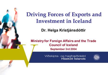 Driving Forces of Exports and Investment in Iceland