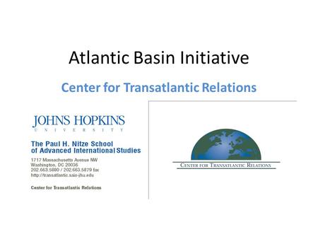 Atlantic Basin Initiative Center for Transatlantic Relations.