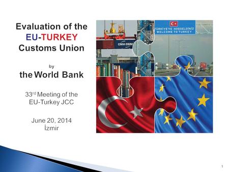 1.  CU has unfulfilled potential: reformed & deepened arrangement would bring gains  Recommendations can be taken up one-by-one or as a package  A.